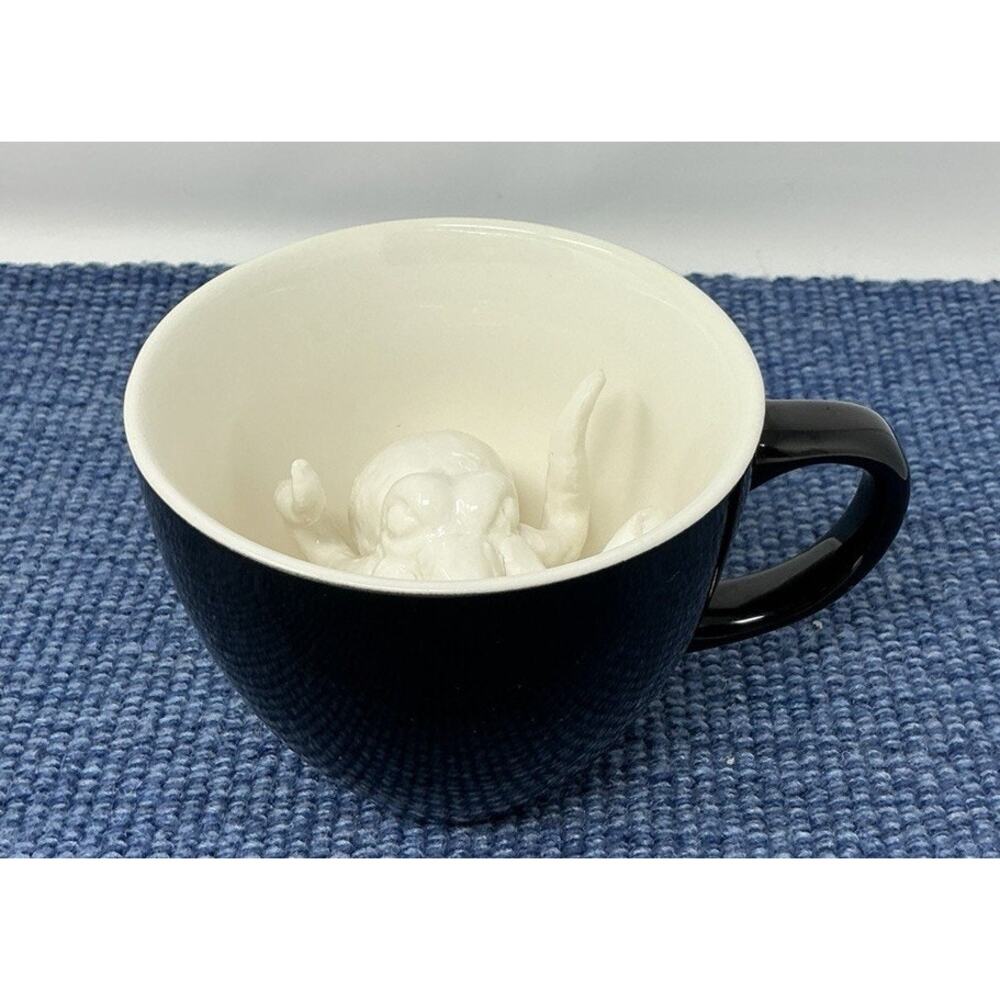 Creature Cups Mug Octopus Black Coffee Tea Mug Cup Gothic